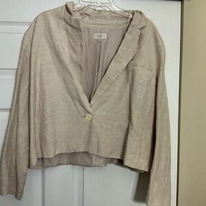 LOFT Light Beige Women's Blazer